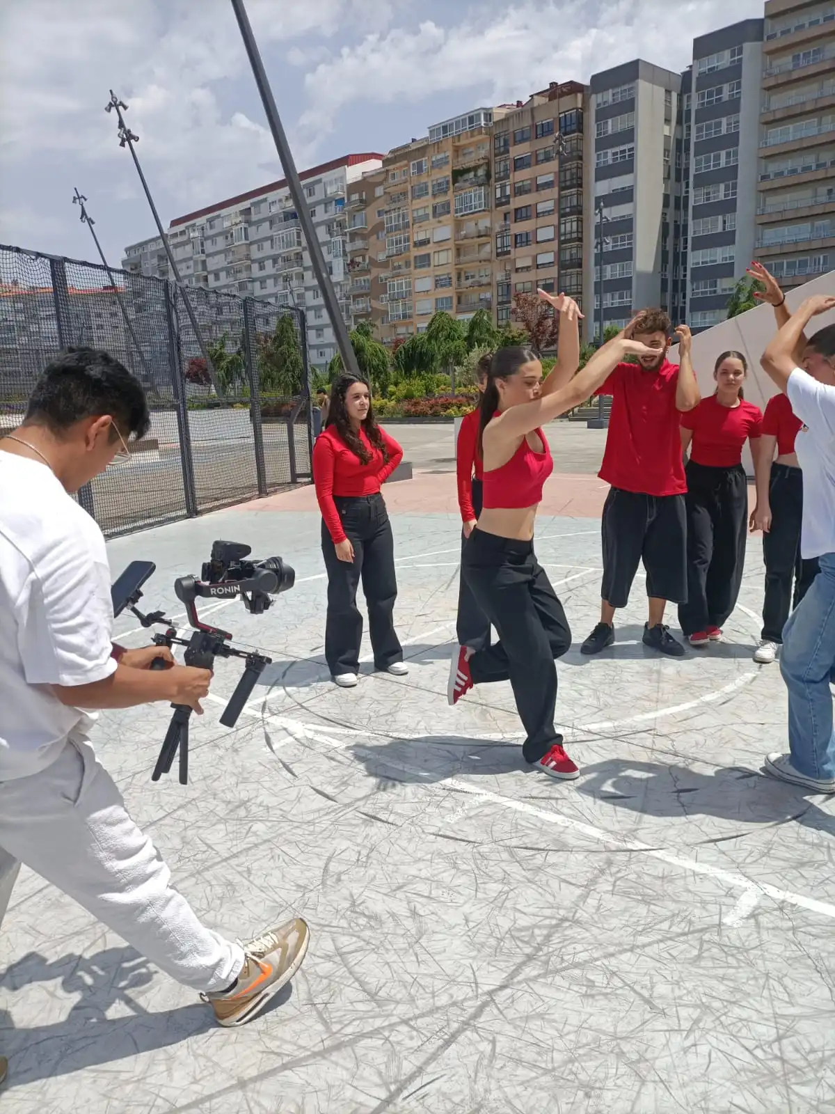 Fotografía de rodaje del spot publicitario